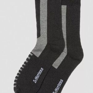 Dr. Martens Double Doc Cotton Blend Socks- Charcoal